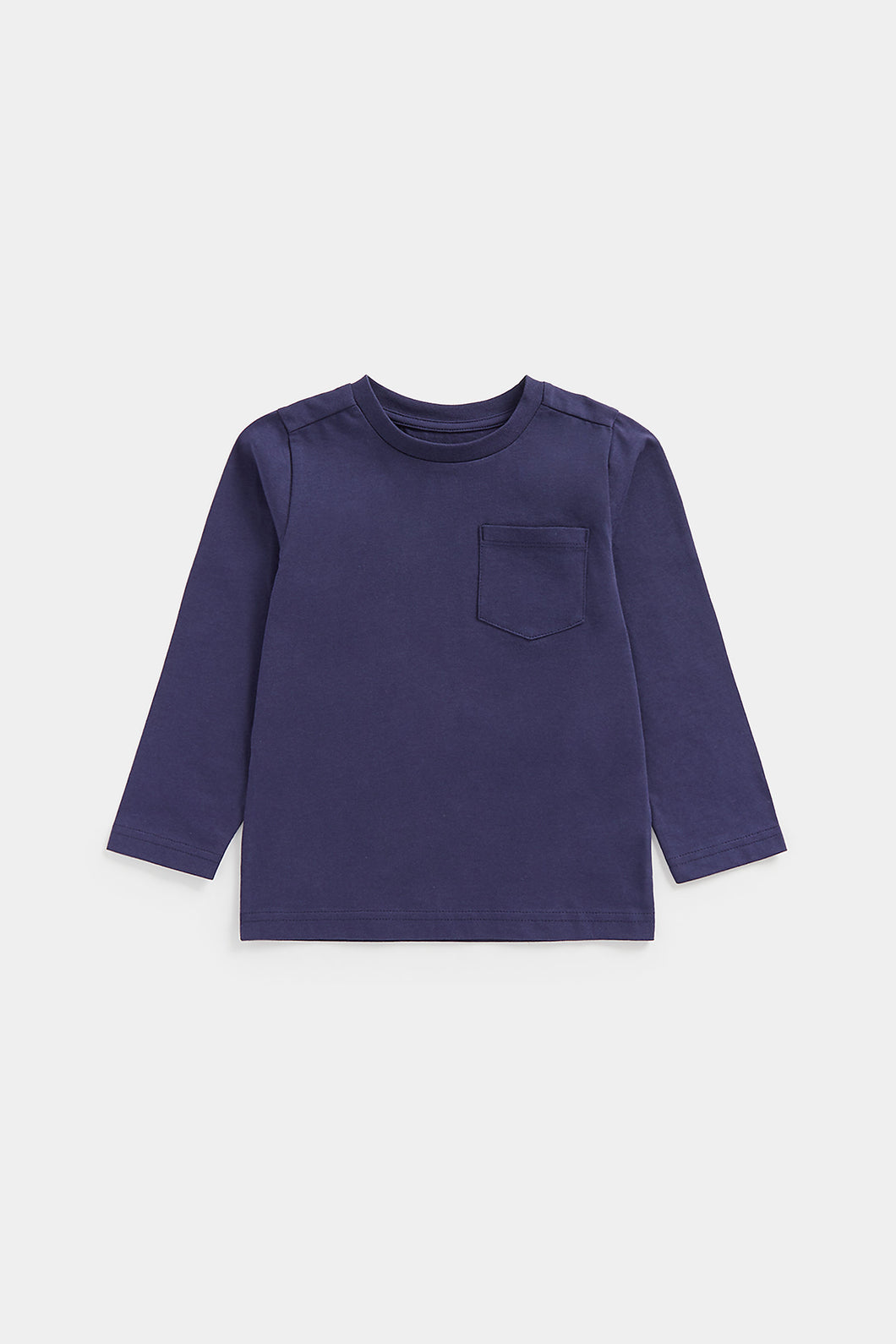 Mothercare Navy Long-Sleeved T-Shirt