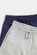 
                        
                          Load image into Gallery viewer, Mothercare Grey And Navy Shorts - 2 Pack
                        
                      