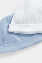 
                        
                          Load image into Gallery viewer, Mothercare My First Blue Hat and Mitts - 2 Pack
                        
                      