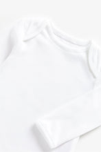 
                        
                          Load image into Gallery viewer, Mothercare White Long-Sleeved Bodysuits - 5 Pack
                        
                      