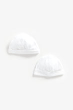 
                        
                          Load image into Gallery viewer, Mothercare White Baby Hats - 2 Pack
                        
                      