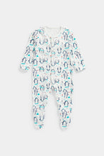 
                        
                          Load image into Gallery viewer, Mothercare Penguins Sleepsuits - 3 Pack
                        
                      
