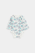
                        
                          Load image into Gallery viewer, Mothercare Penguins Long-Sleeved Bodysuits - 5 Pack
                        
                      