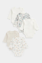 
                        
                          Load image into Gallery viewer, Mothercare Woodland Friends Long-Sleeved Bodysuits - 5 Pack
                        
                      