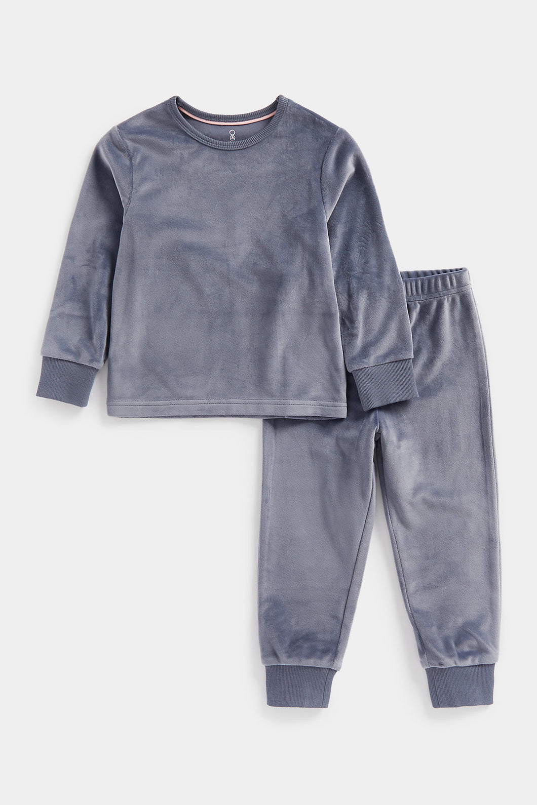Mothercare Grey Velour Pyjamas
