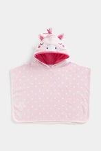 
                        
                          Load image into Gallery viewer, Mothercare Unicorn Hooded Towelling Cover-Up
                        
                      