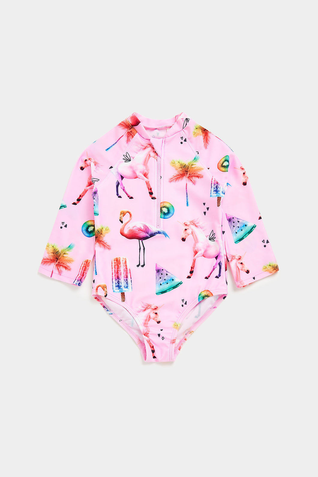 Mothercare Flamingo Rashguard Swimsuit