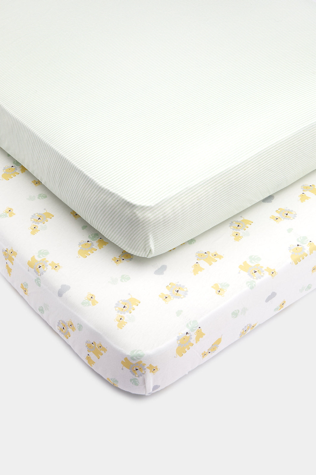 Mothercare Lion Fitted Cot Bed Sheets - 2 Pack