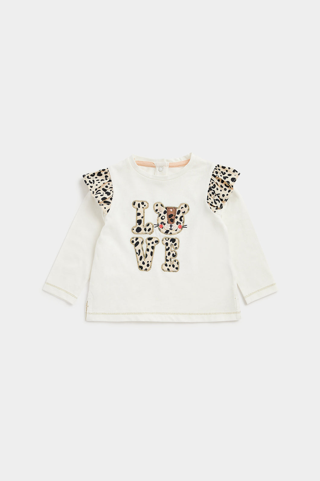 Mothercare Leopard Love Long-Sleeved T-Shirt
