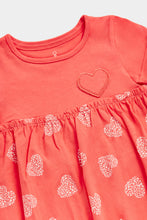 
                        
                          Load image into Gallery viewer, Mothercare Hearts Twofer Dress
                        
                      