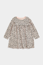 
                        
                          Load image into Gallery viewer, Mothercare Little Leopard Jersey Dresses - 2 Pack
                        
                      