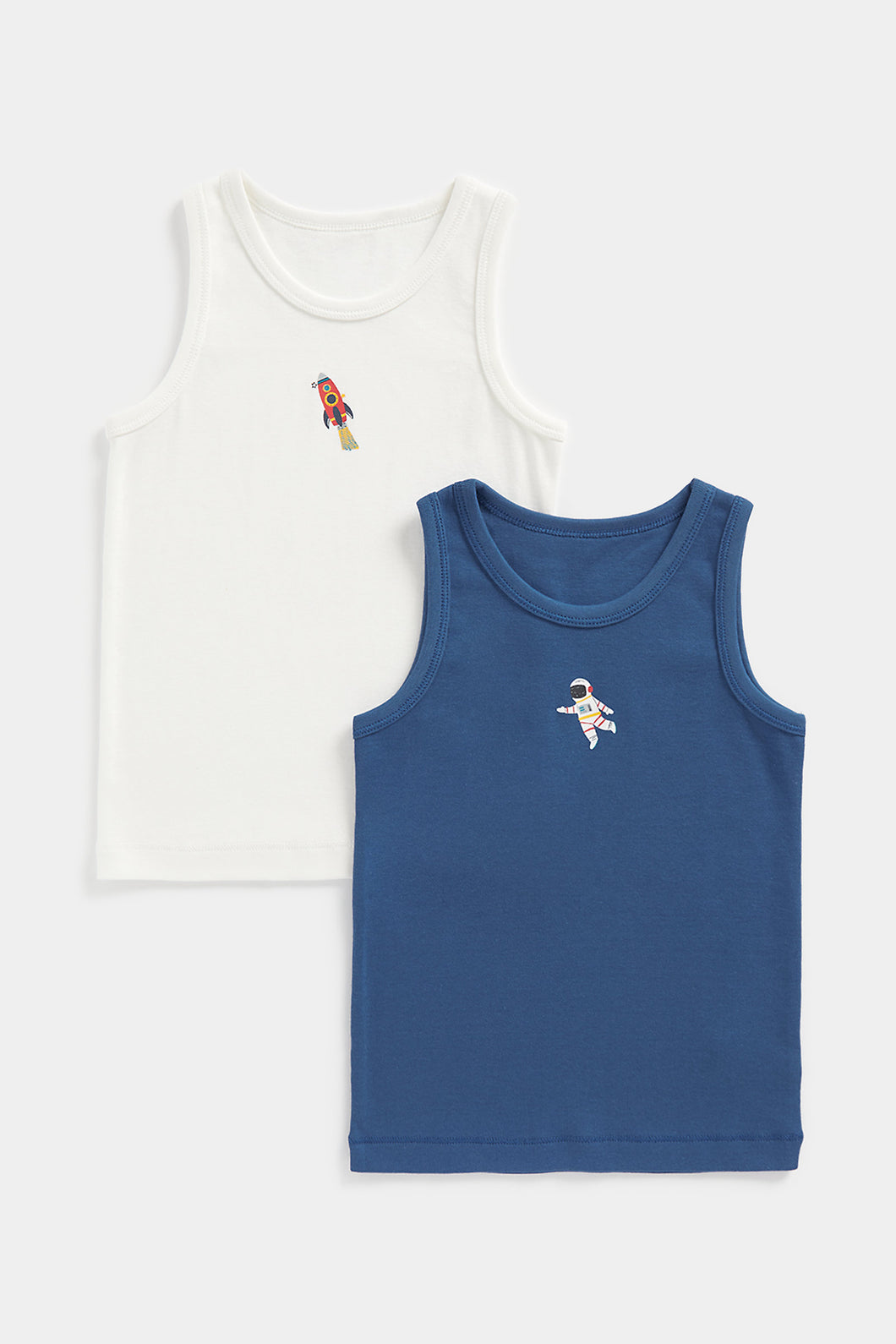 Mothercare Space Sleeveless Vests - 2 Pack