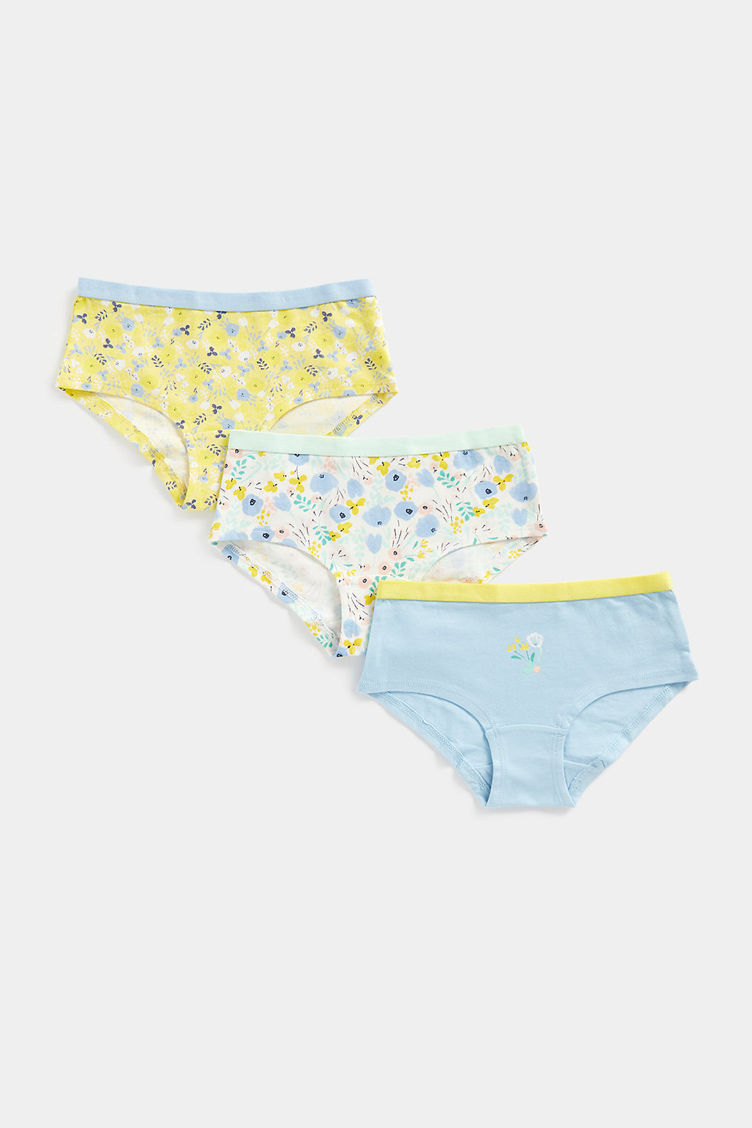 Mothercare Flower Hipster Briefs - 3 Pack
