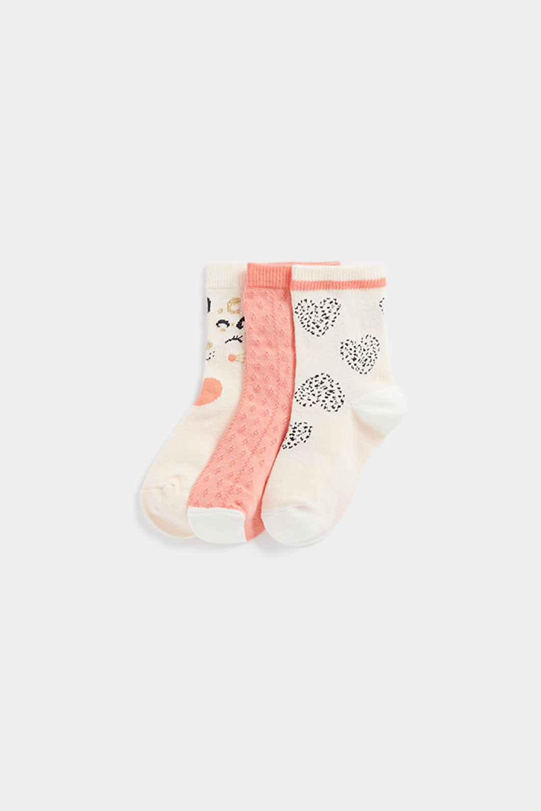 Mothercare Little Leopard Socks - 3 Pack