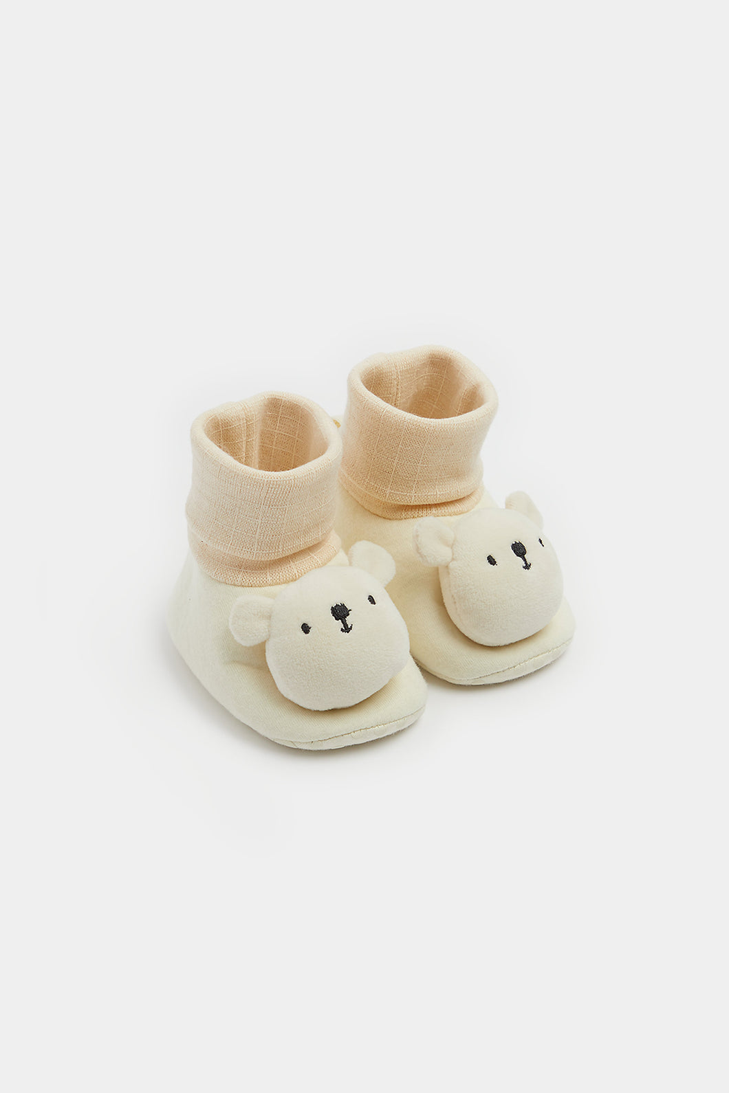 Mothercare Bear Rattle Sock-Top Booties