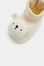 
                        
                          Load image into Gallery viewer, Mothercare Bear Rattle Sock-Top Booties
                        
                      