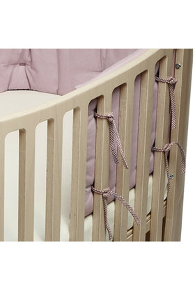 Leander Classic Baby Cot Bumper Half Coverage Dusty Rose 1