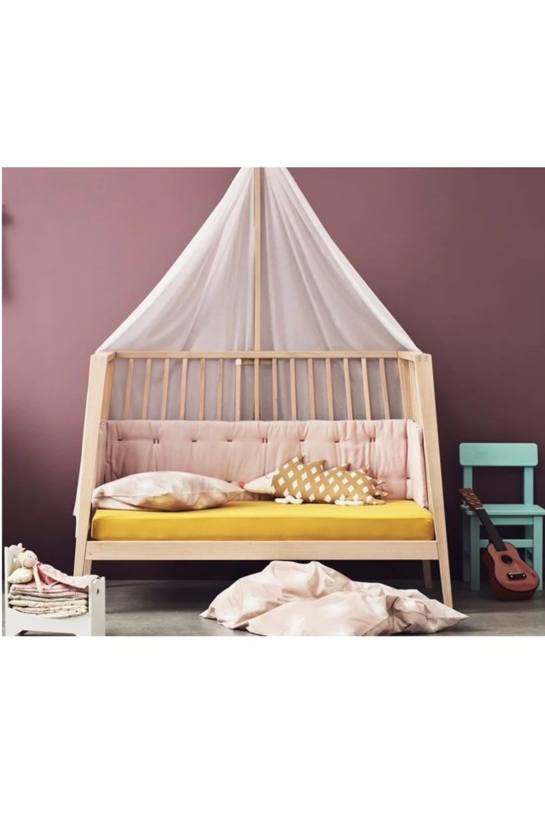 Leander linea cot bumper best sale