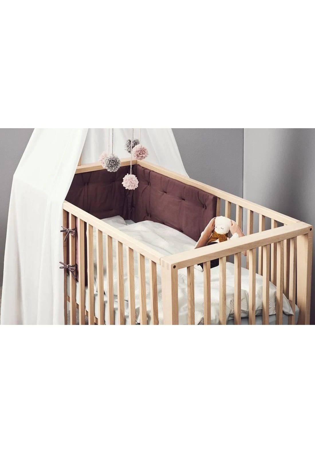 Buy Leander Linea Baby Cot Oak Online mothercare mothercare hong kong