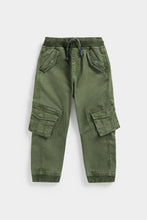 
                        
                          將圖片載入圖庫檢視器 Mothercare Khaki Cargo Trousers
                        
                      