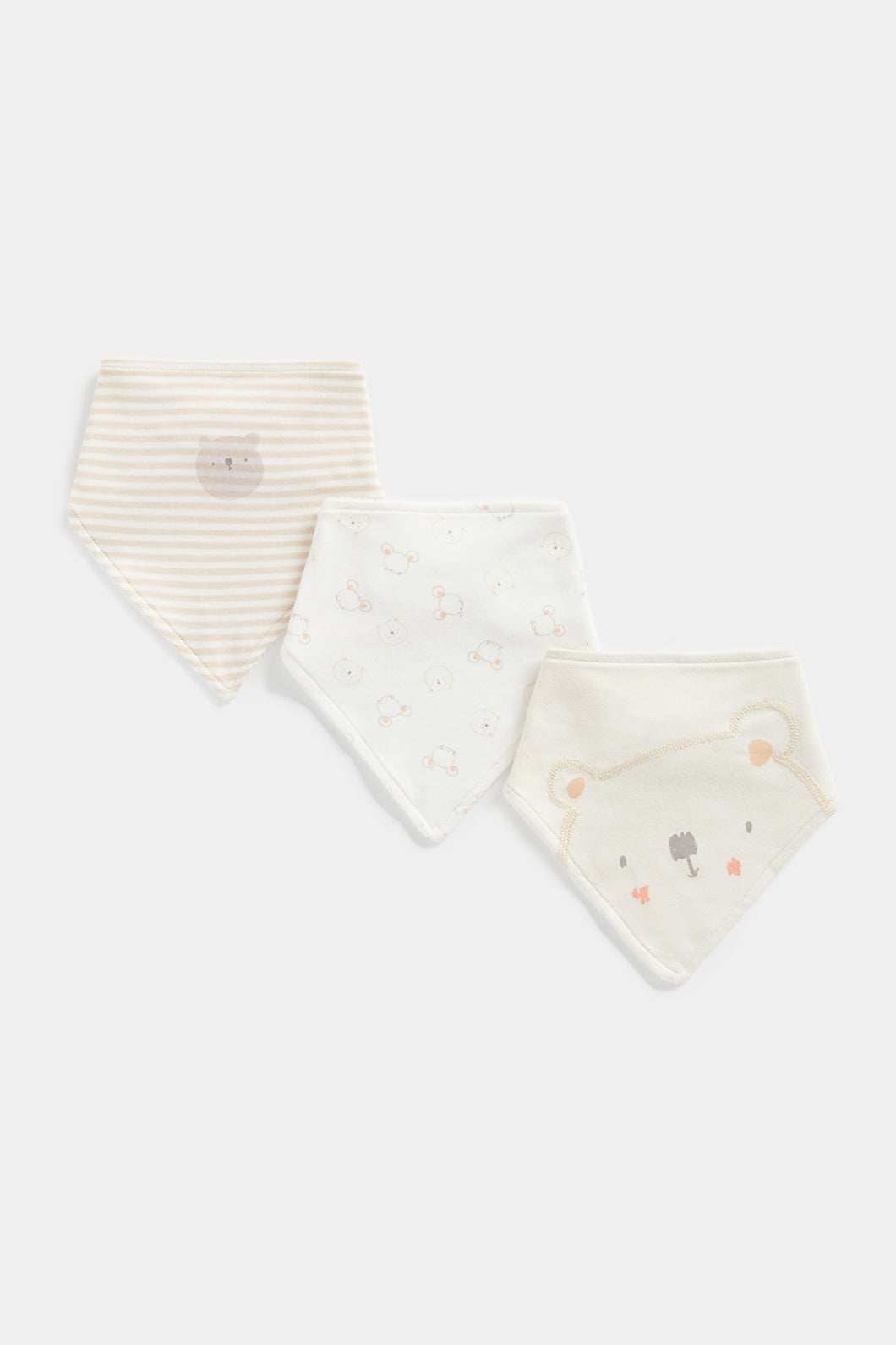 Mothercare My First Dribble Bibs - 3 Pack