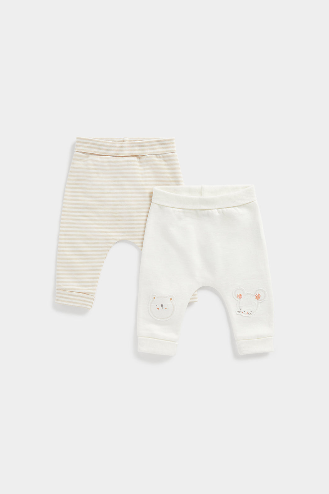 Mothercare 初生嬰兒衫－束腳長褲 2件裝－ 小熊和老鼠