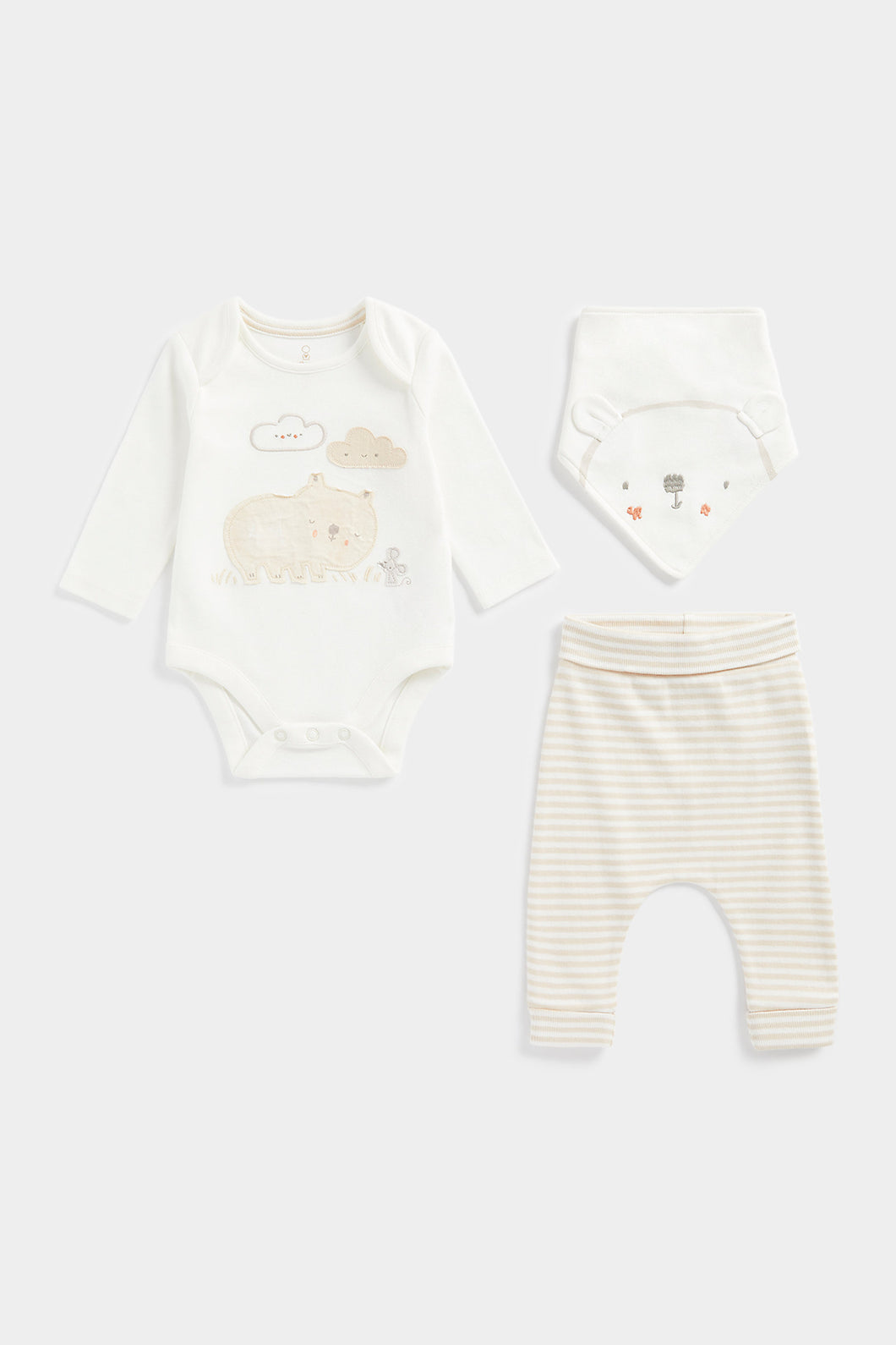 Mothercare My First Bear and Mouse 3-Piece Set