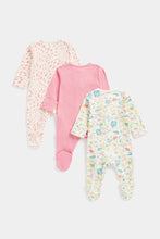 
                        
                          將圖片載入圖庫檢視器 Mothercare Safari系列  初生嬰兒衫－長袖包腳連身睡衣 3件裝
                        
                      