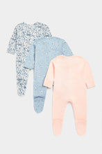 
                        
                          將圖片載入圖庫檢視器 Mothercare 初生嬰兒衫－長袖包腳連身睡衣 3件裝 - Bluebird
                        
                      