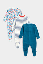 
                        
                          將圖片載入圖庫檢視器 Mothercare初生嬰兒衫－ 長袖包腳連身睡衣 3件裝－Constructions
                        
                      