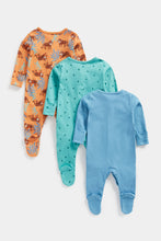 
                        
                          將圖片載入圖庫檢視器 Mothercare 初生嬰兒衫－長袖包腳連身睡衣 3件裝 -老虎
                        
                      