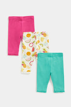 
                        
                          Load image into Gallery viewer, Mothercare Tropical Cropped Leggings
                        
                      