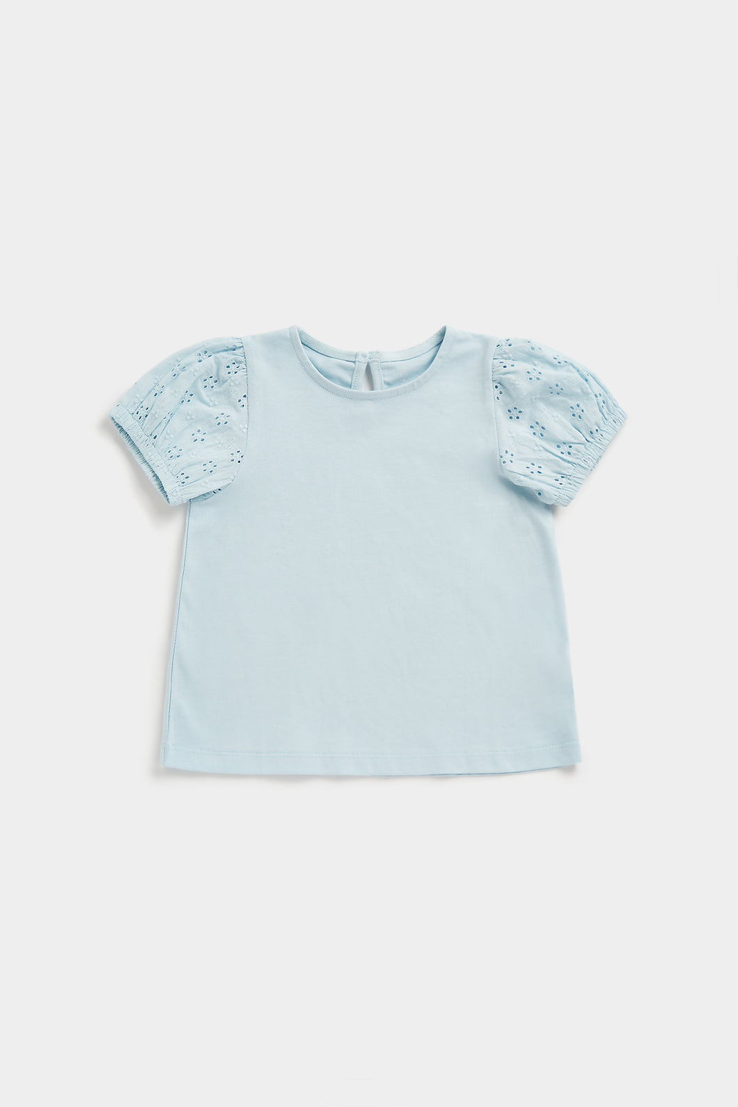 Mothercare Broderie Sleeve T-Shirt