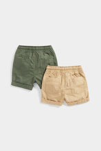 
                        
                          將圖片載入圖庫檢視器 Mothercare Khaki And Tan Poplin Shorts - 2 Pack
                        
                      