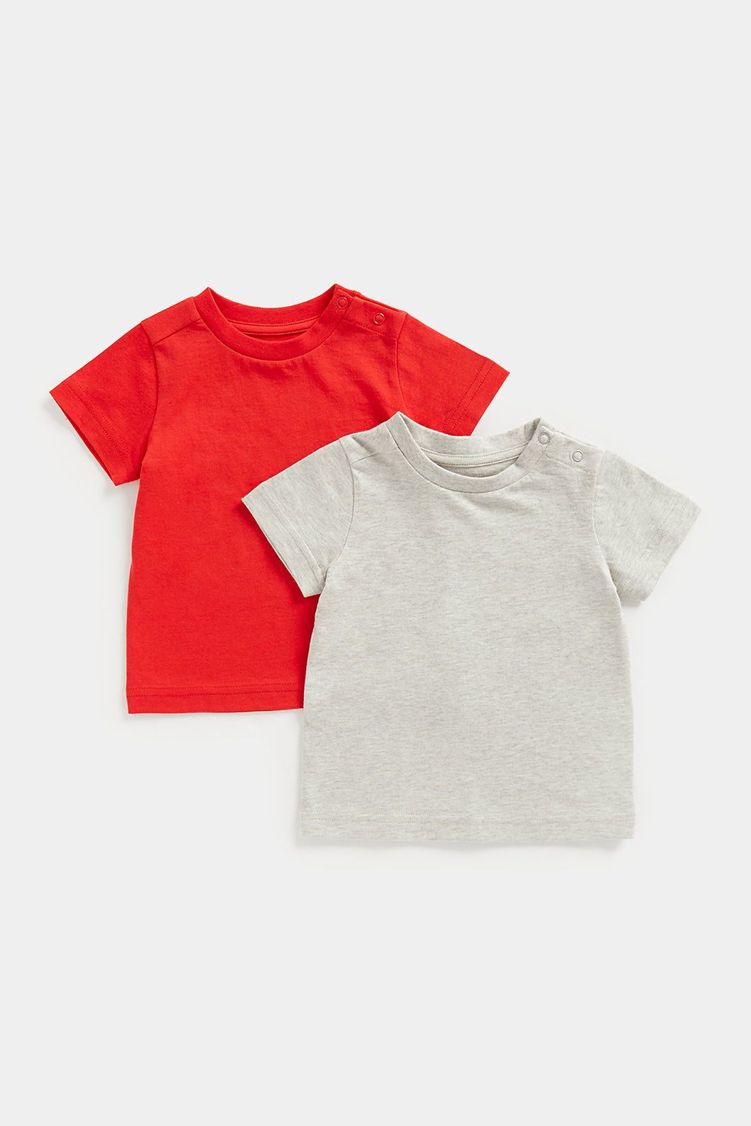 Mothercare Grey And Red T-Shirts - 2 Pack