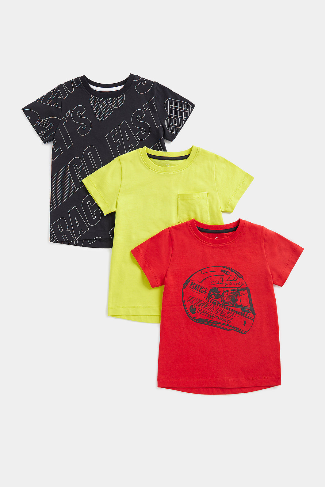 Mothercare Ultimate Racer T-Shirts - 3 Pack