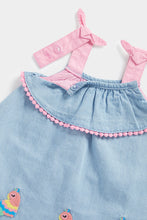 
                        
                          將圖片載入圖庫檢視器 Mothercare Denim Dress, Knickers And Headband Set
                        
                      