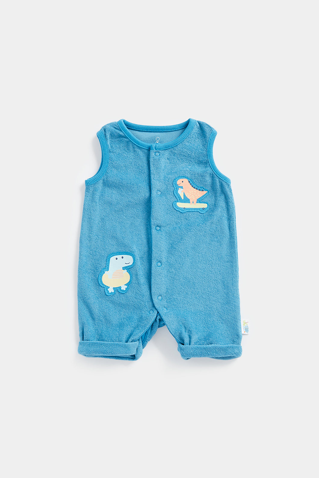 Mothercare Dino Towelling Romper