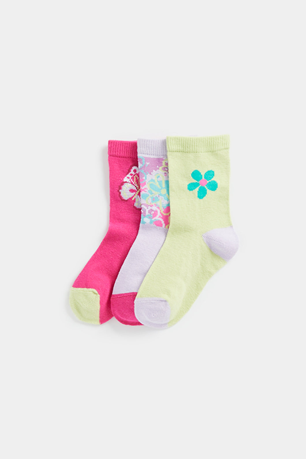 Mothercare Butterfly Socks - 3 Pack