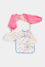 
                        
                          Load image into Gallery viewer, Mothercare Butterfly Sun Coverall Bibs - 2 Pack
                        
                      
