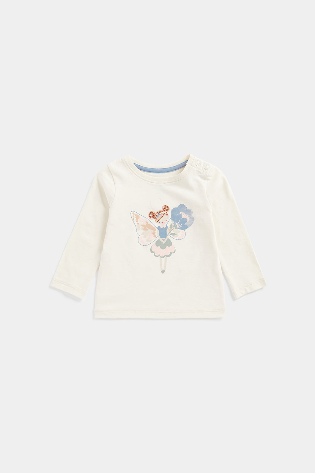 Mothercare Cream Fairy Long-Sleeved T-Shirt