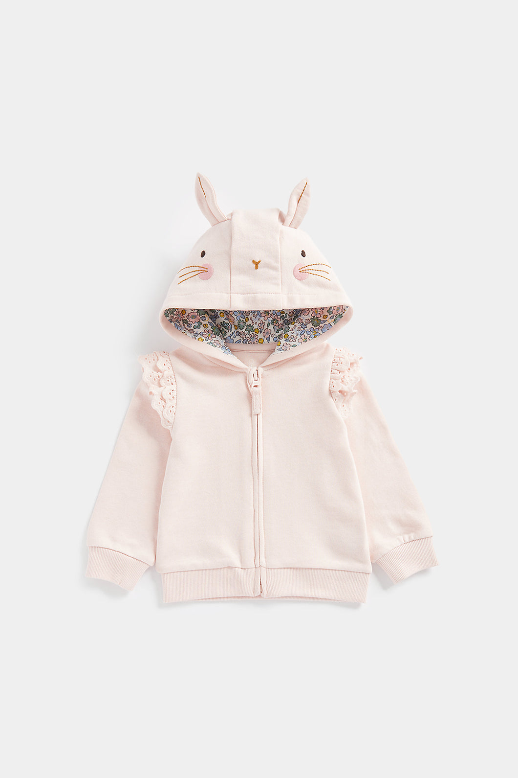 Mothercare Pink Bunny Hoody