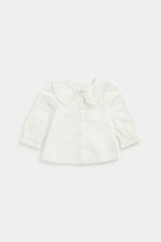 
                        
                          Load image into Gallery viewer, Mothercare White Broderie Blouse
                        
                      