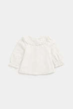
                        
                          Load image into Gallery viewer, Mothercare White Broderie Blouse
                        
                      