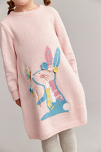 
                        
                          Load image into Gallery viewer, Mothercare Rabbit Knitted Dress and Tights Set
                        
                      