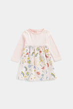 
                        
                          Load image into Gallery viewer, Mothercare Pink Enchanted Twofer Dress
                        
                      