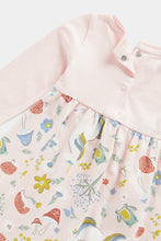 
                        
                          Load image into Gallery viewer, Mothercare Pink Enchanted Twofer Dress
                        
                      