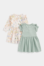 
                        
                          Load image into Gallery viewer, Mothercare Enchanted Jersey Dresses - 2 Pack
                        
                      