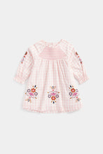 
                        
                          Load image into Gallery viewer, Mothercare Pink Check Smocked Dress
                        
                      