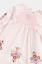
                        
                          Load image into Gallery viewer, Mothercare Pink Check Smocked Dress
                        
                      